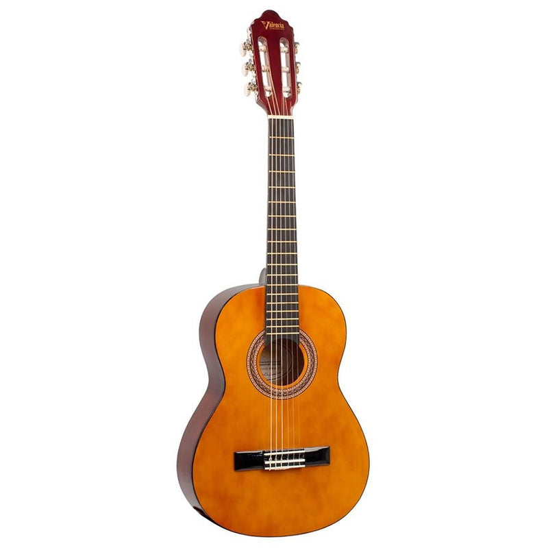 Valencia VC102 klassieke gitaar 1/2. linden body. esdoorn fb. hoogglans finish