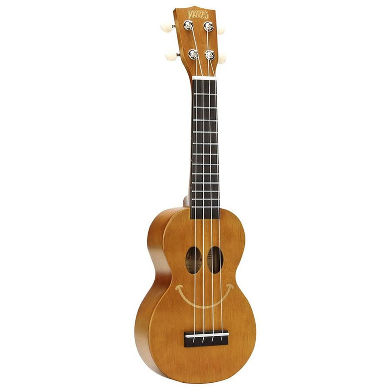 Mahalo U-SMILE TBR soprano ukulele, transparent brown, matt finish, with bag