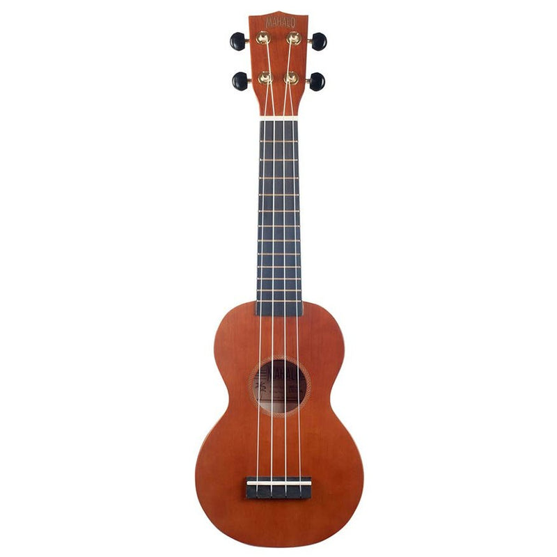 Mahalo MR1TBR soprano ukulele, transparent brown, matt finish, with bag