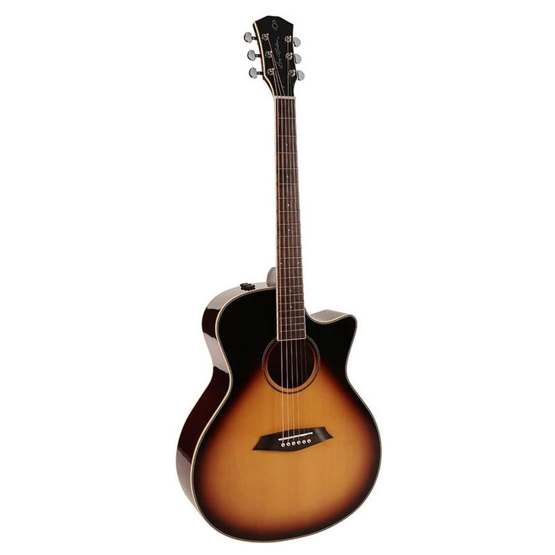 Sire A3GSVS acoustic grand auditorium guitar with SIB electronics and cutaway, sunburst