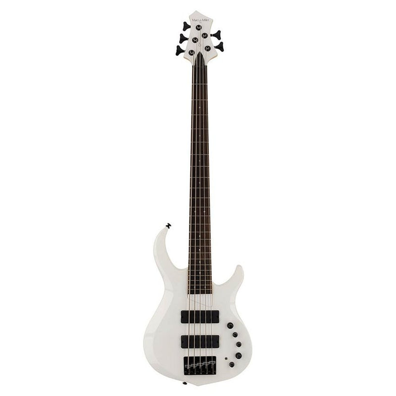 Sire M2+ 5/WHP 5-string active bass guitar white pearl