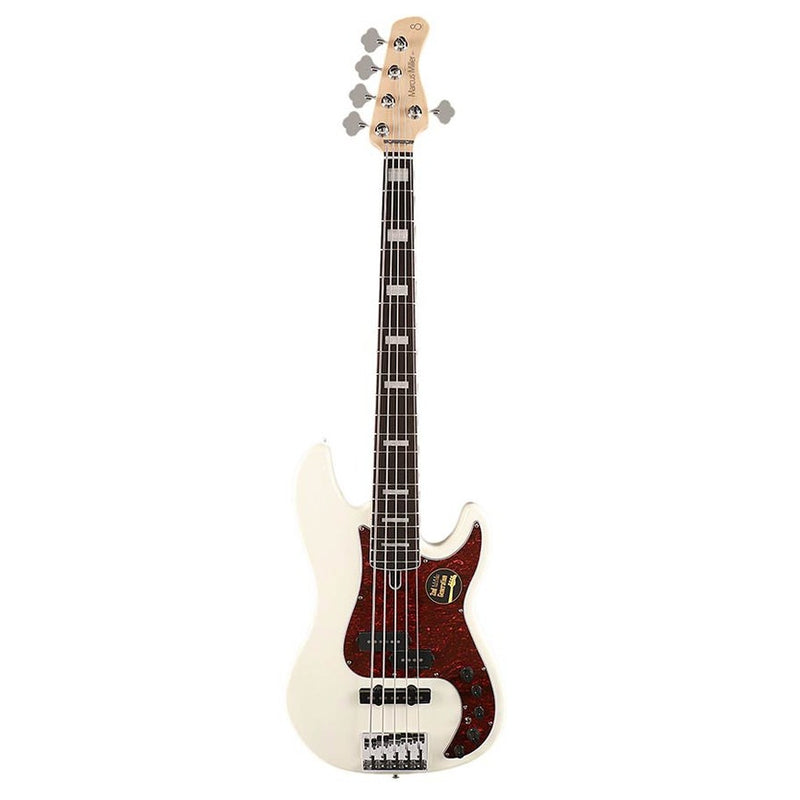 Sire P7+ A5/AWH alder 5-string active bass guitar antique white