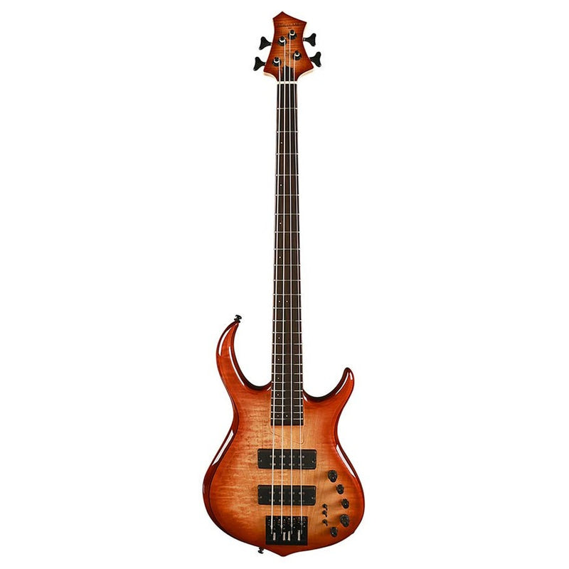 Sire M7+ A4/BRS alder + solid maple 4-string bass guitar brown sunburst