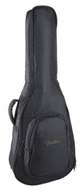 Boston W-06.2 gigbag voor akoestische gitaar. 6 mm. voering. nylon. 2 riemen. groot voorvak. zwart