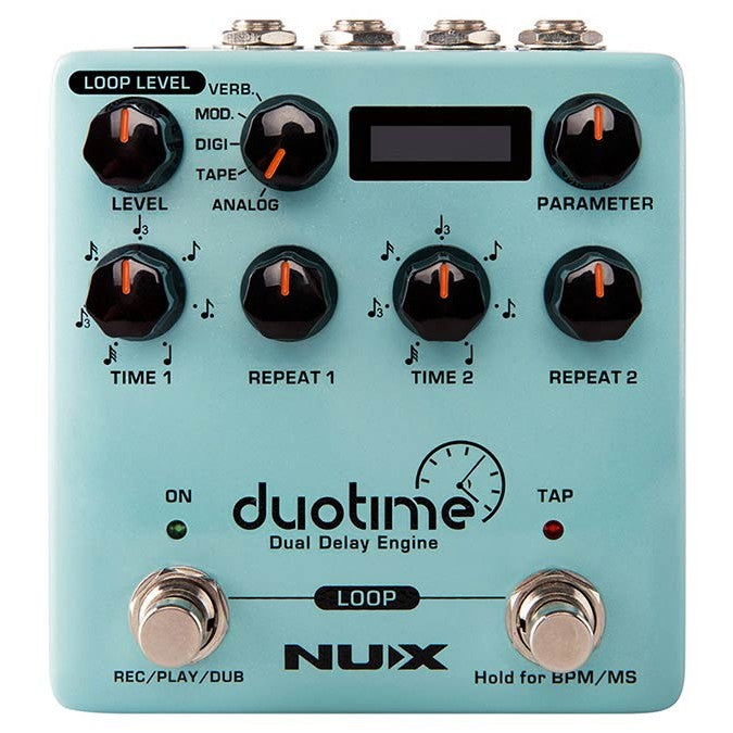 NUX NDD-6 effects pedal dual delay engine DUO TIME