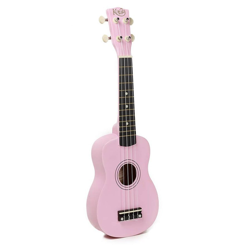 Korala UKS-15-PK soprano ukulele with guitar machine heads, pink