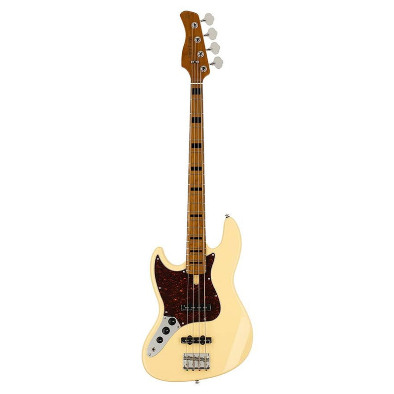 Sire V5 A4L/VWH lefty alder 4-string passive bass guitar vintage white
