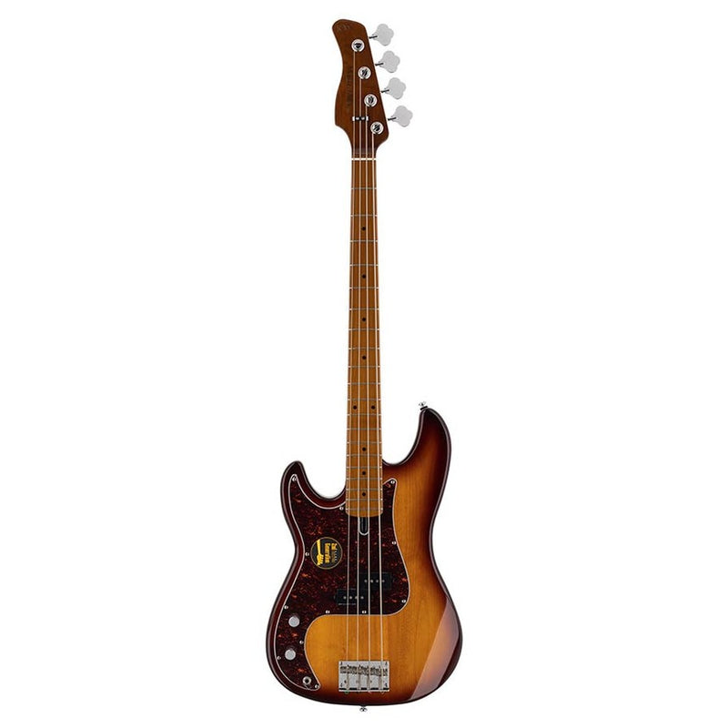 Sire P5 A4L/TS lefty alder 4-string passive bass guitar tobacco sunburst