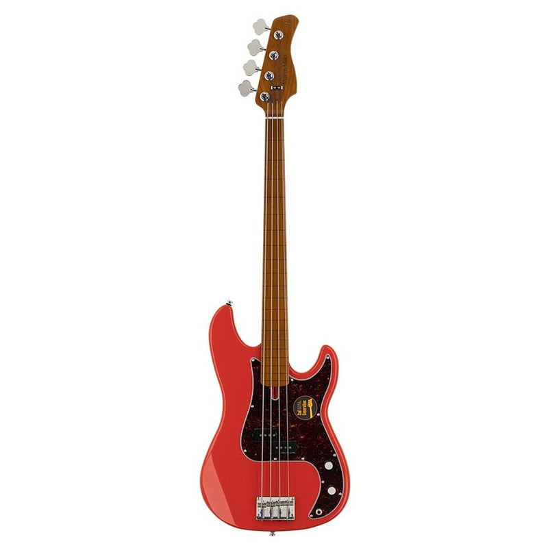 Sire P5 A4F/DRD fretless alder 4-string passive bass guitar dakota red