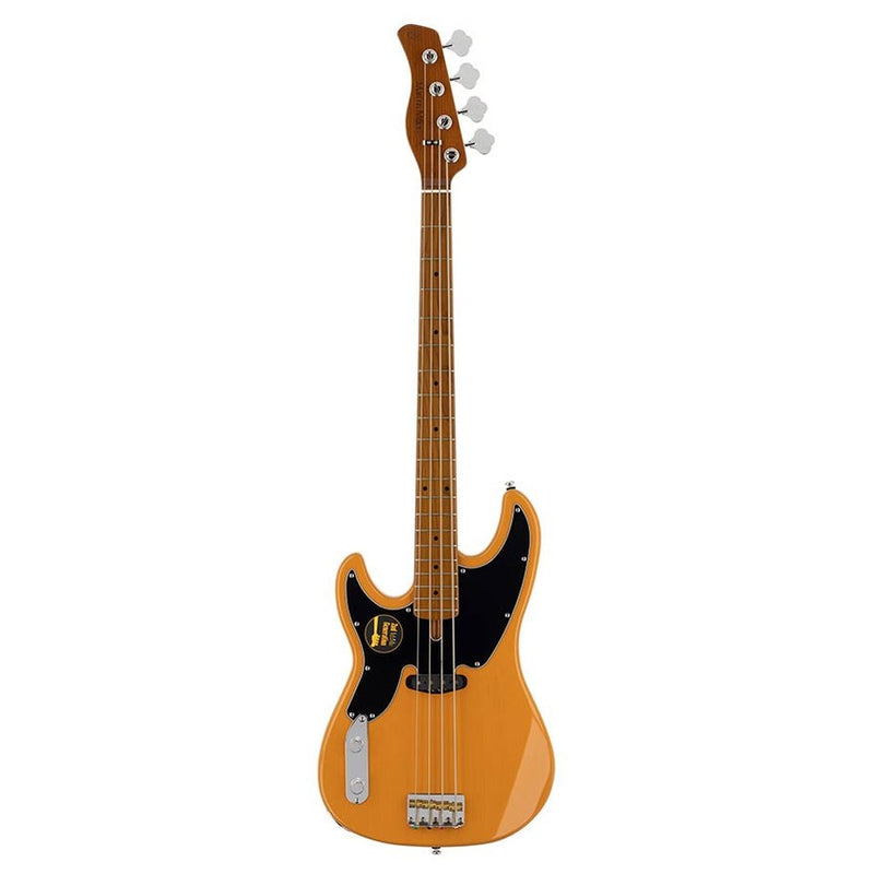 Sire D5 A4L/BB lefty alder 4-string passive bass guitar butterscotch blonde