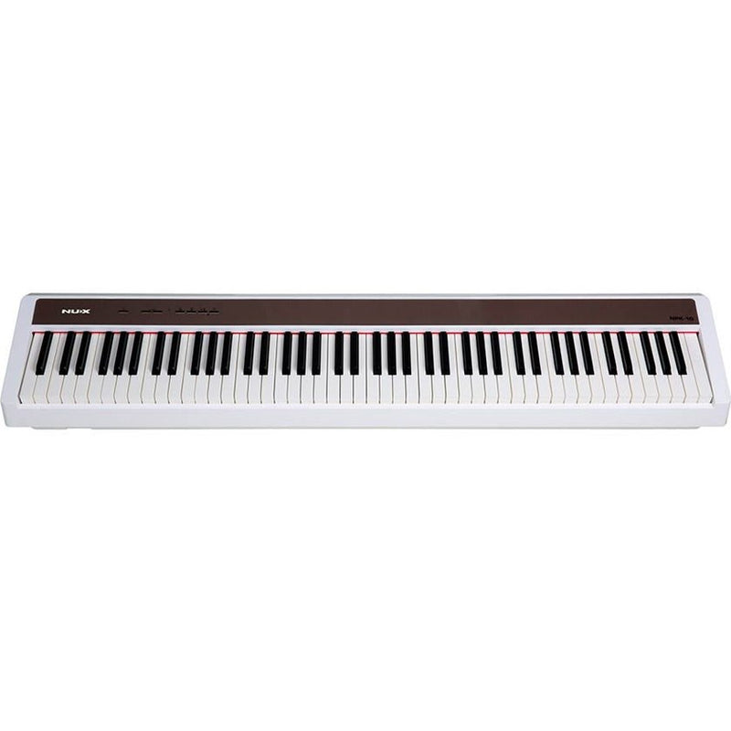 NUX NPK10/WH digital stage piano, 88 keys graded hammer action, 2 x 10 watt, white