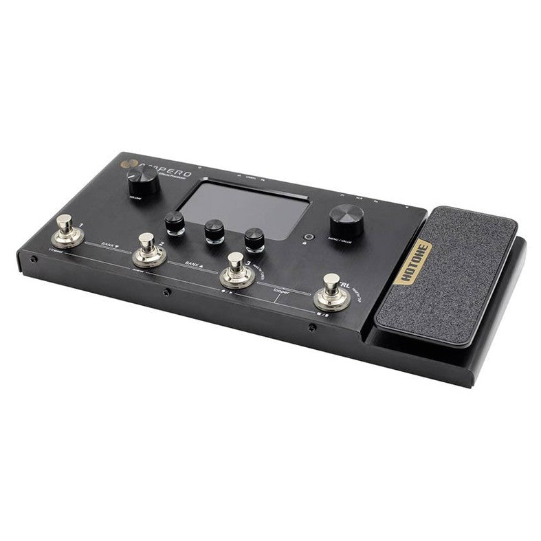 HoTone MP-100 amp modeler and effects processor AMPERO, with 18V PSU westerhaven-muziek