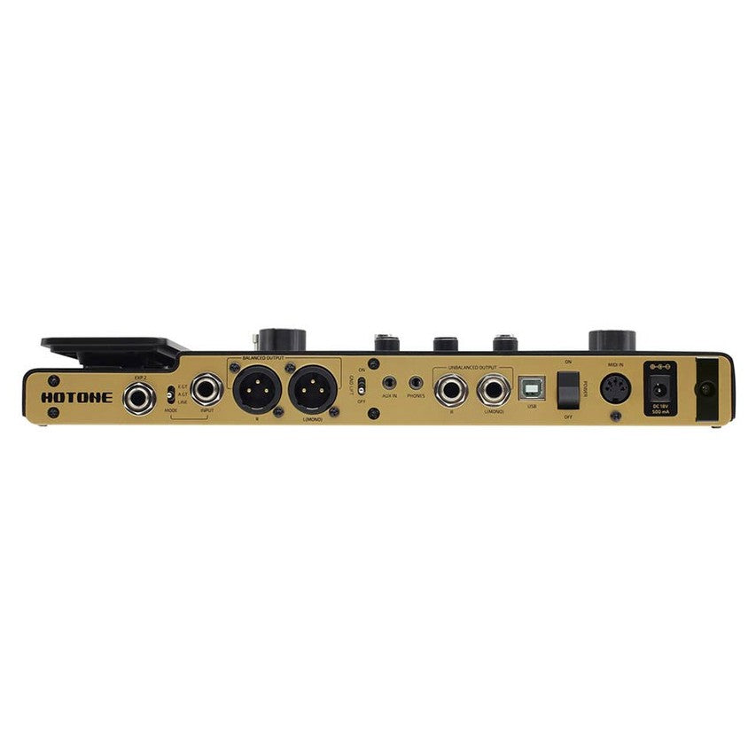 HoTone MP-100 amp modeler and effects processor AMPERO, with 18V PSU westerhaven-muziek