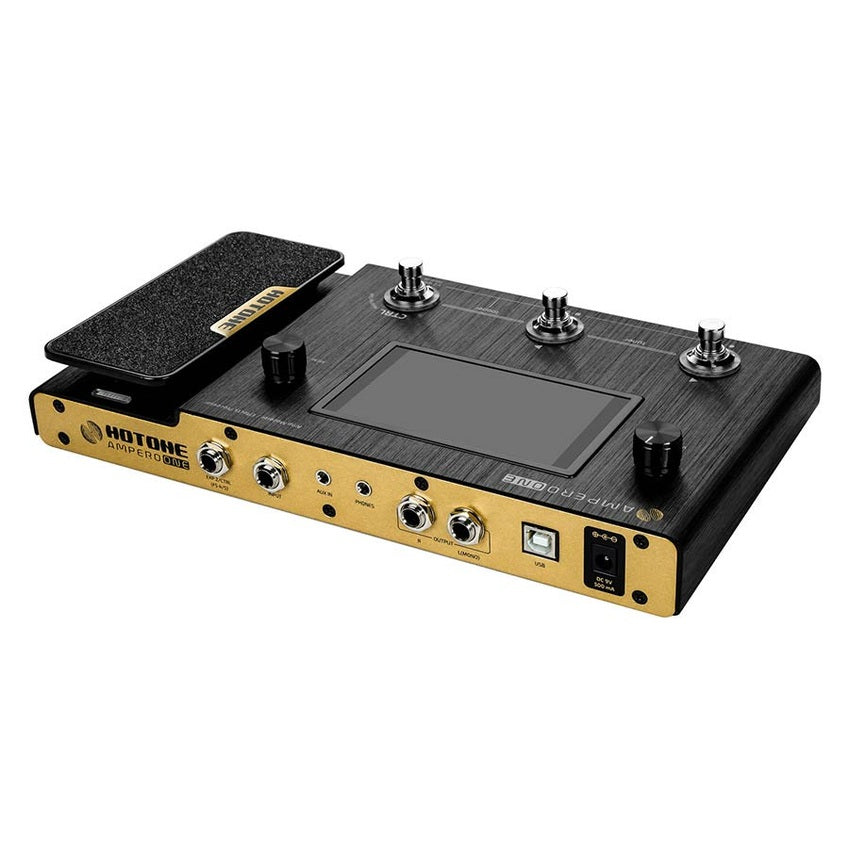 HoTone MP-80 amp modeler and effects processor AMPERO ONE, with 9V PSU westerhaven-muziek