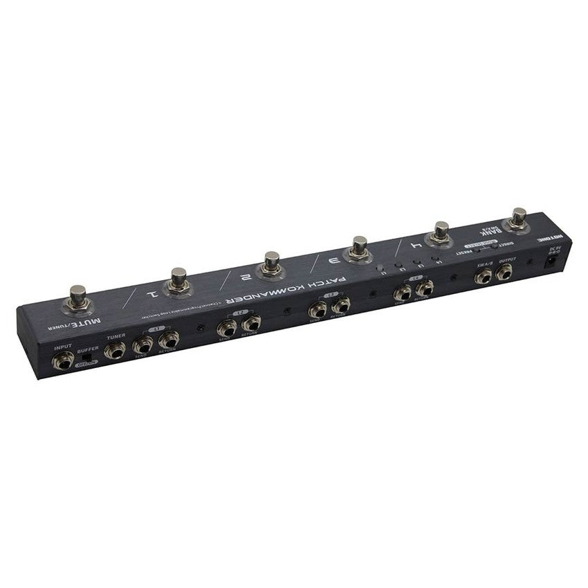 HoTone LS-10 programmable loop switcher PATCH KOMMANDER, with 4 channels westerhaven-muziek