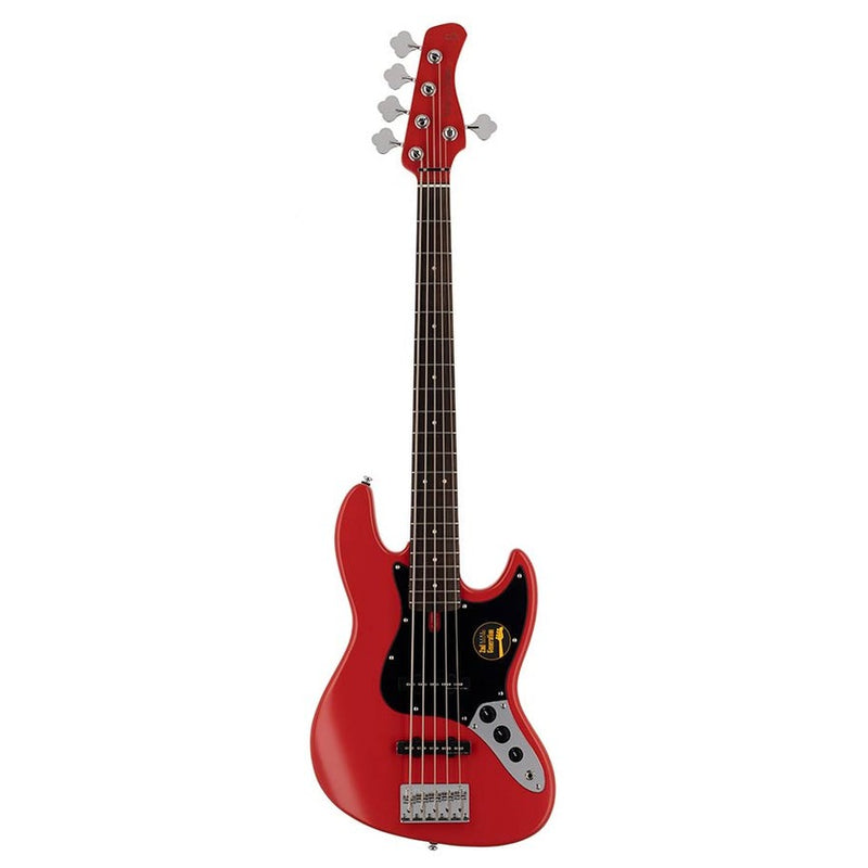 Sire V3P 5/RS 5-string passive bass guitar red satin
