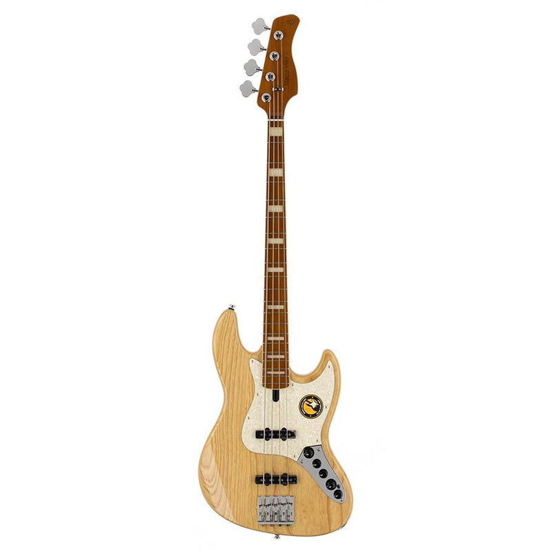 Sire V8 S4/NT swamp ash 4-string active bass guitar natural, incl. gigbag