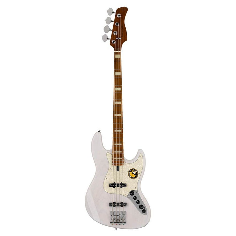 Sire V8 S4/WB swamp ash 4-string active bass guitar white blonde, incl. gigbag