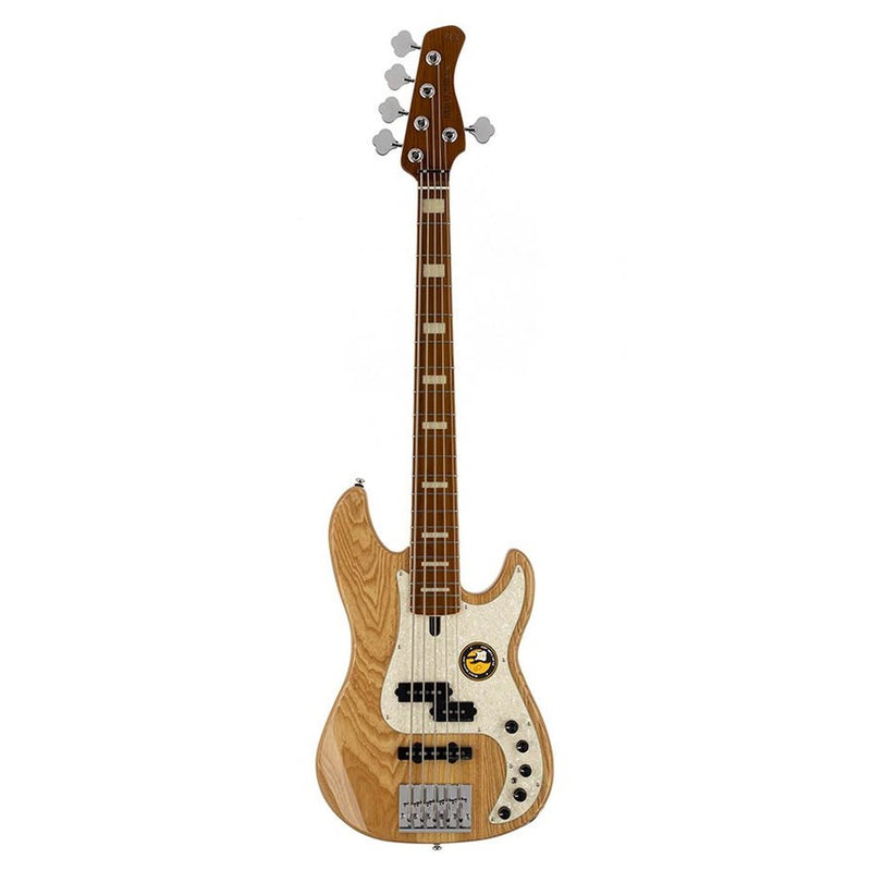 Sire P8 S5/NT swamp ash 5-string active bass guitar natural, incl. gigbag