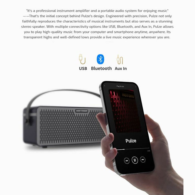 HoTone AP-30BK Bluetooth digitale modeler met Touch Screen westerhaven-muziek