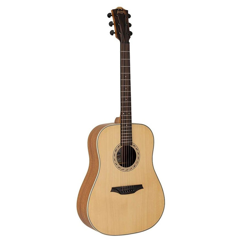 Bromo BAA1 dreadnought guitar, spruce top, mahogany body, satin