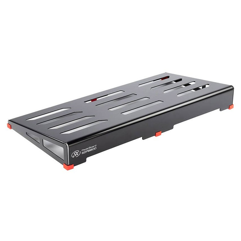 SX SZPB800 aluminum alloy pedal board, 80x41x9cm, with heavy duty bag