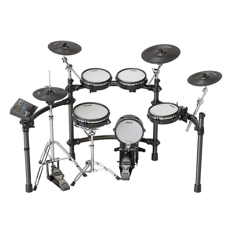 NUX DM-8 all mesh head (REMO) digital drum kit, 12S-10-10-10-12HH-2x12C-14R, multi-track USB audio recording