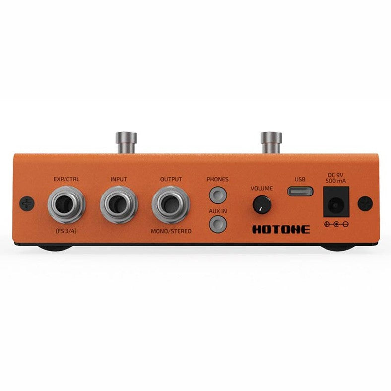 HoTone MP-50OR amp modeler and effects processor AMPERO MINI, with PSU, orange westerhaven-muziek