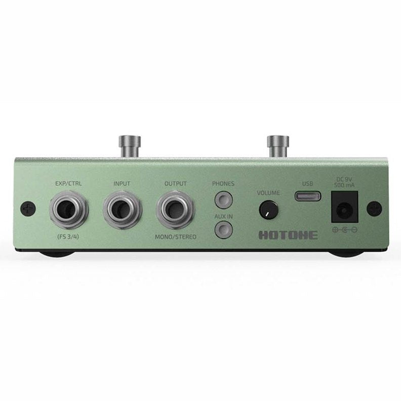 HoTone MP-50MC amp modeler and effects processor AMPERO MINI, with PSU, matcha westerhaven-muziek