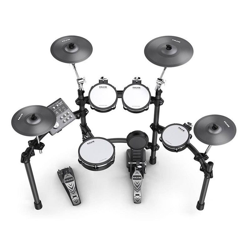 NUX DM-7X all mesh head (REMO) digital drum kit, 10S-8-8-8-12HH-2x12C-14R