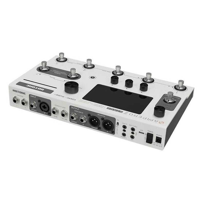 HoTone MP-380 amp modeler en effectprocessor AMPERO II STAGE, met 9-18V PSU westerhaven-muziek