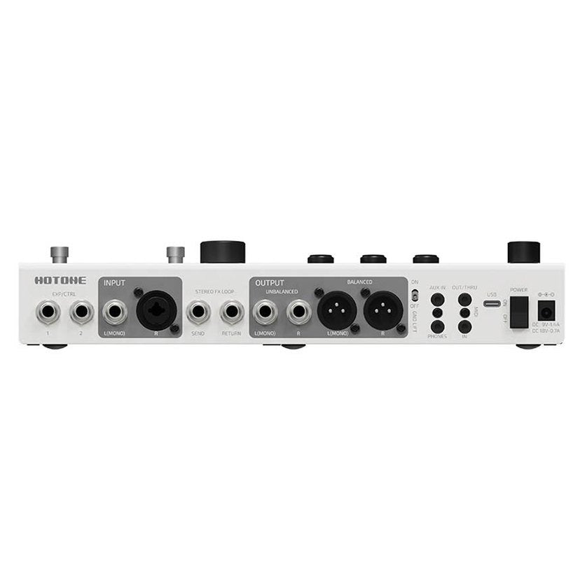 HoTone MP-380 amp modeler en effectprocessor AMPERO II STAGE, met 9-18V PSU westerhaven-muziek