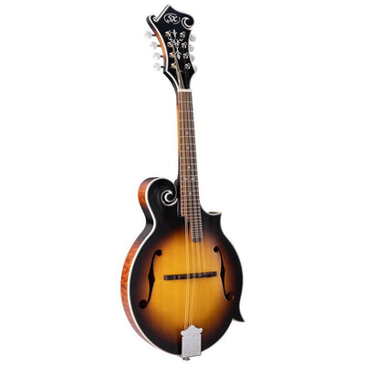 SX SMF740VS mandolin F-style, solid top, with bag, vintage sunburst