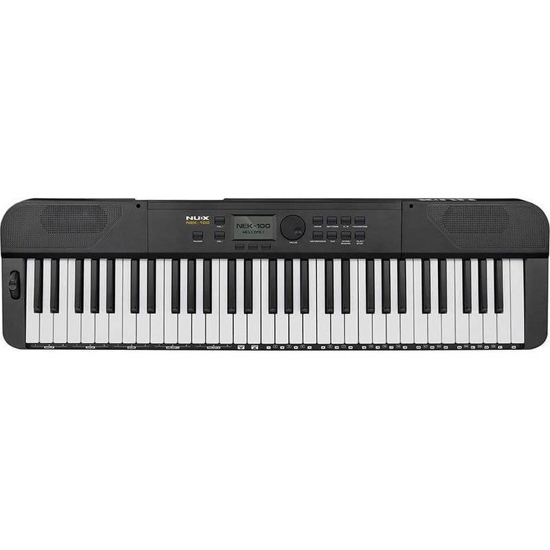 NUX NEK-100 portable keyboard, 61 touch sensitive keys, 3000 mAh battery, 2 x 2,5 watt