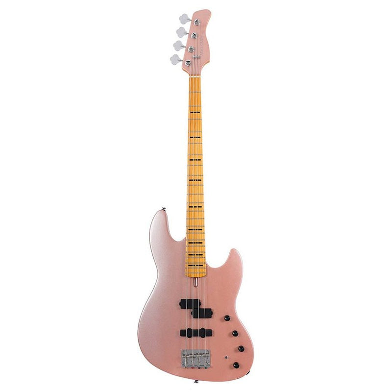 Sire U7 4/RGD alder 4-string active bass guitar, rosegold