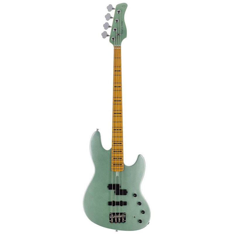 Sire U7 4/SGM alder 4-string active bass guitar, surf green metallic
