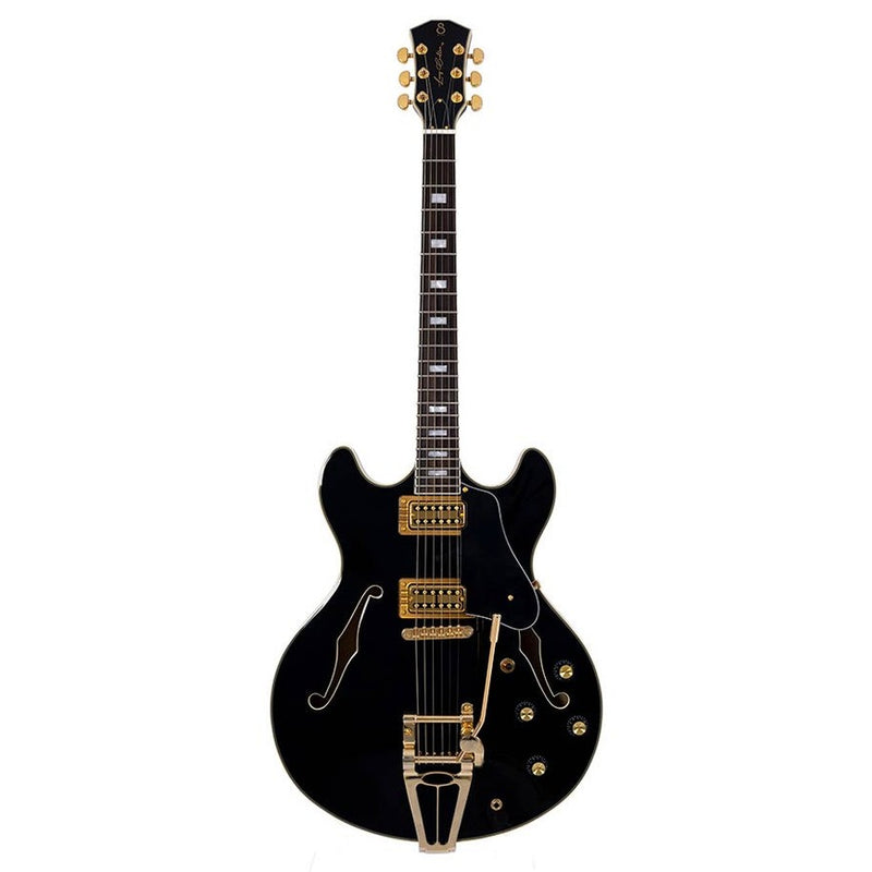 Sire H7T/BK electric archtop guitar with tremolo, black