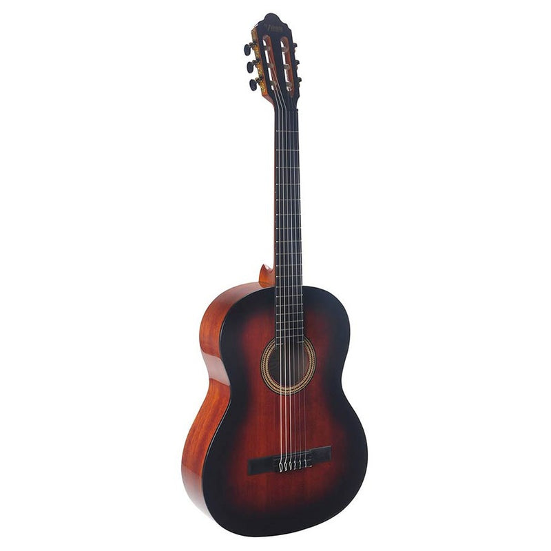 Valencia VC264HCSB klassieke gitaar 4/4. hybride hals. sitka spar & mahonie. hoogglans sunburst finish