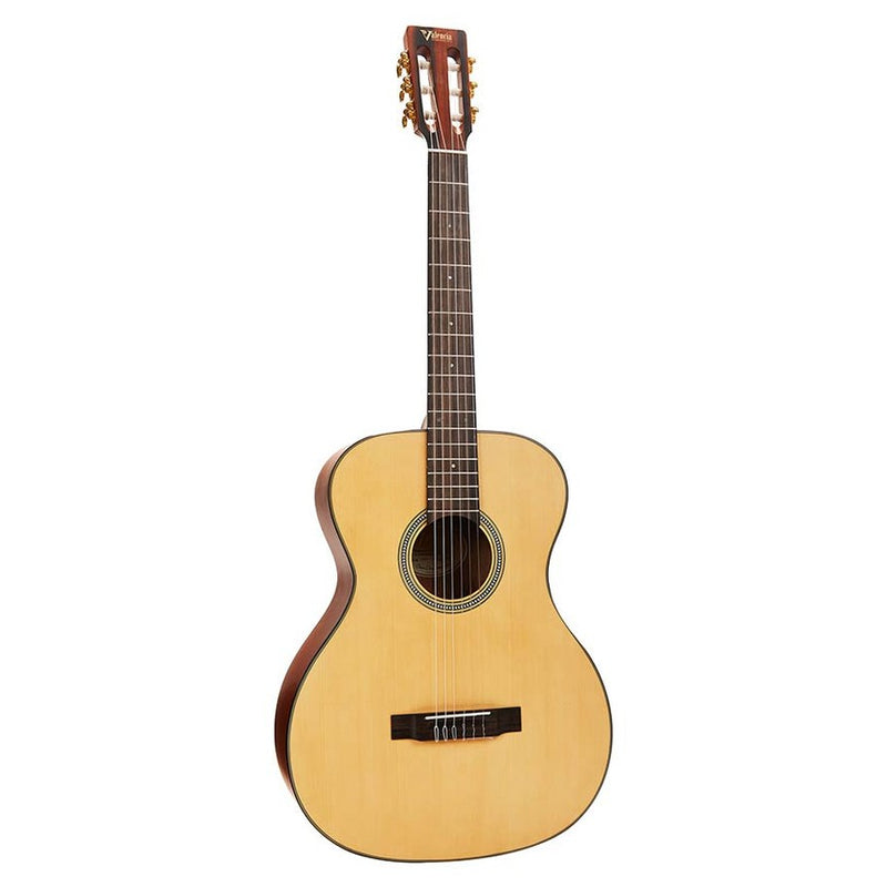 Valencia VA434 nylon snarige auditorium gitaar. sitka sparren top. nato zij- en achterblad. satin finish