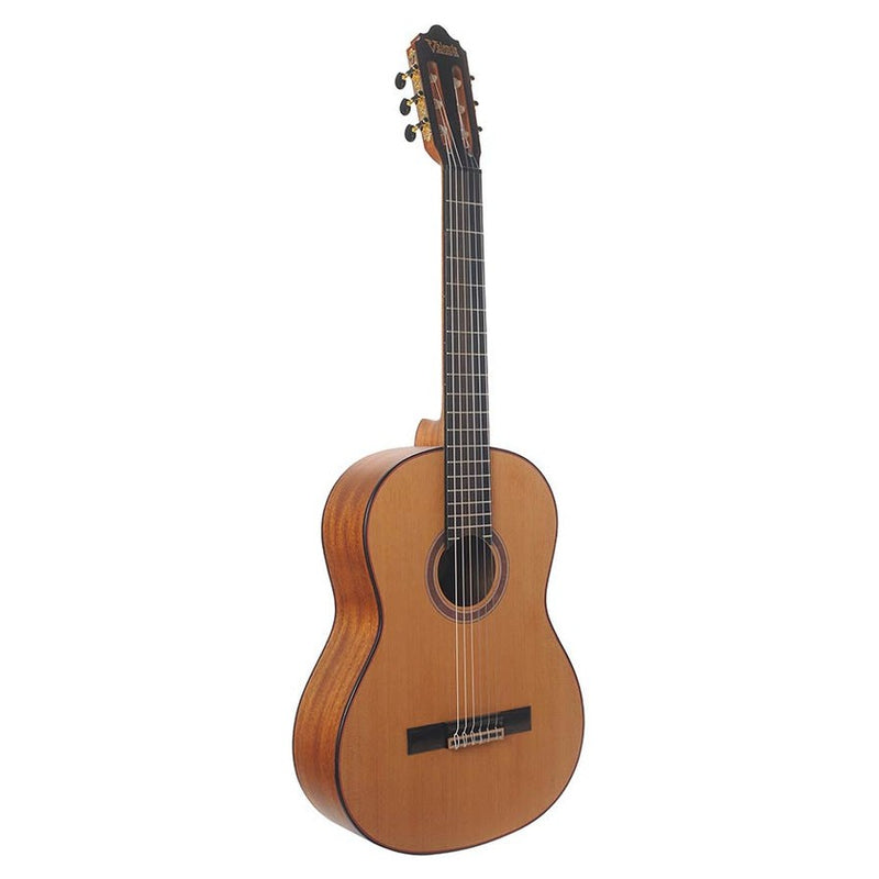Valencia VC714 klassieke gitaar 4/4. solid red cedar top. mahonie zij- en achterblad. satin finish