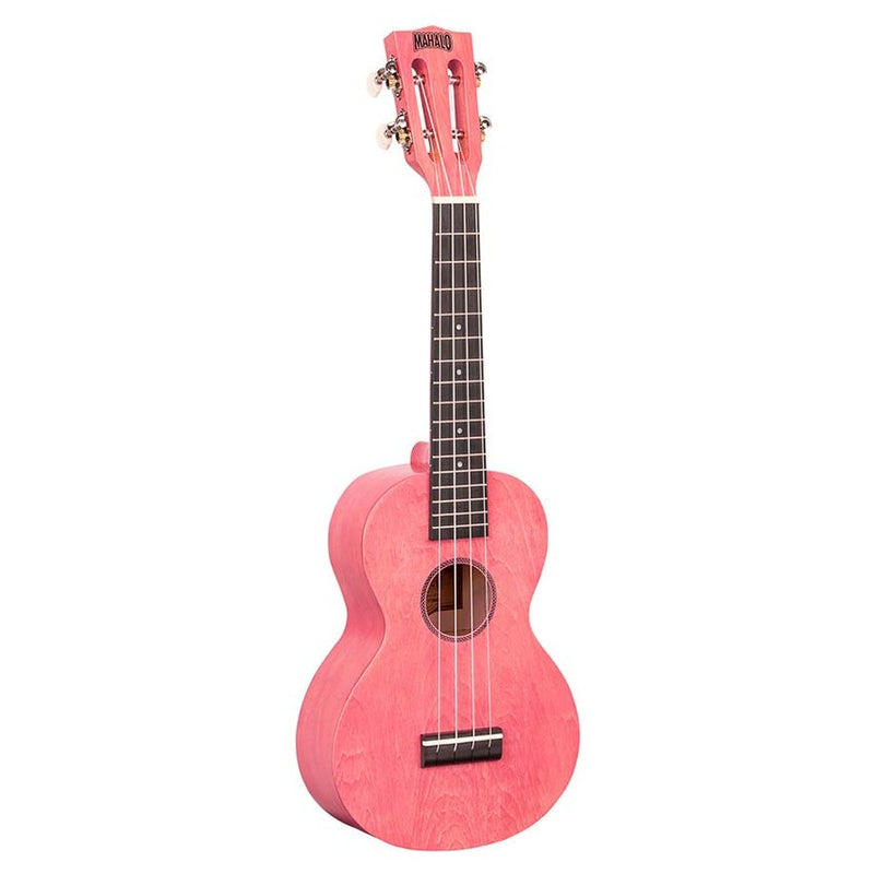 Mahalo ML2CP concert ukulele, coral pink, with bag