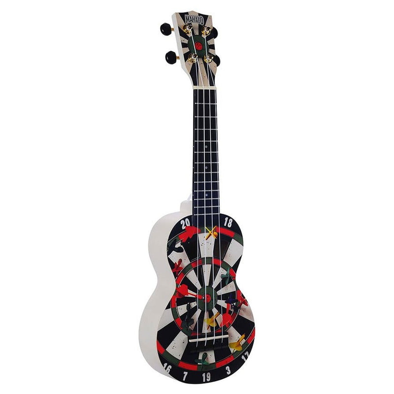Mahalo MA1DR soprano ukulele darts, with bag