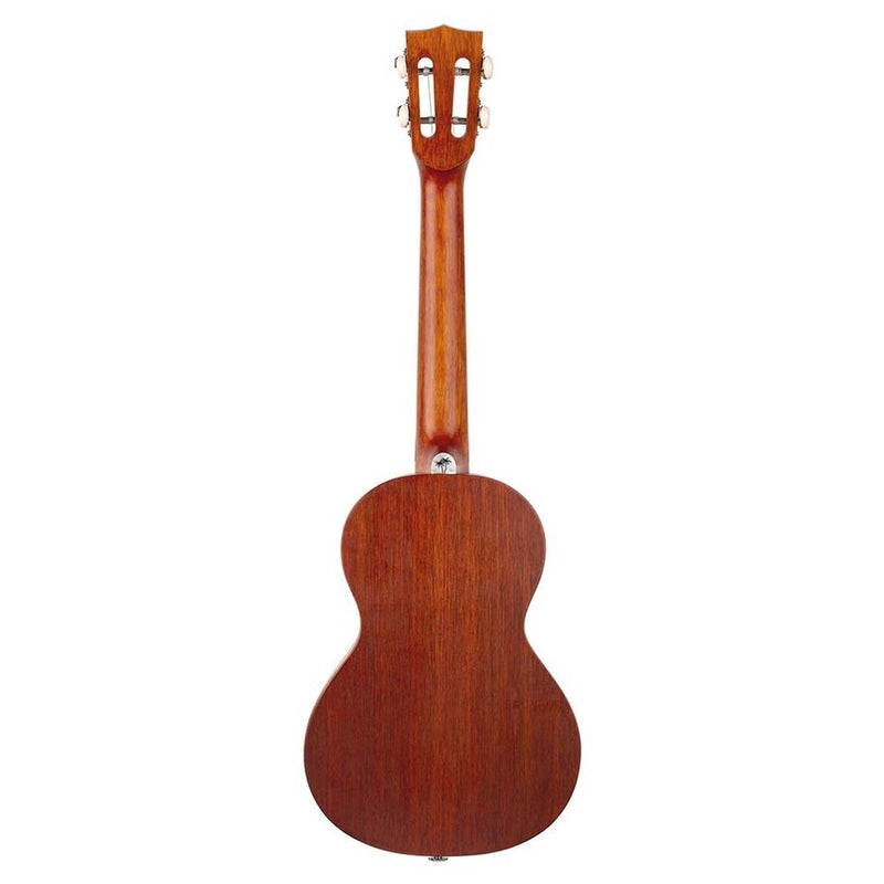 Mahalo MP3BK solid top tenor ukulele, black, with bag
