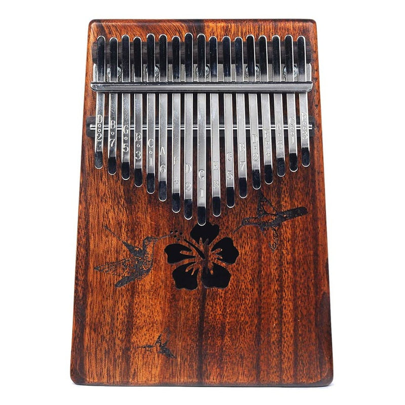 Mahalo MKA17HB kalimba 17 keys HIBISCUS, with tuning hammer and bag