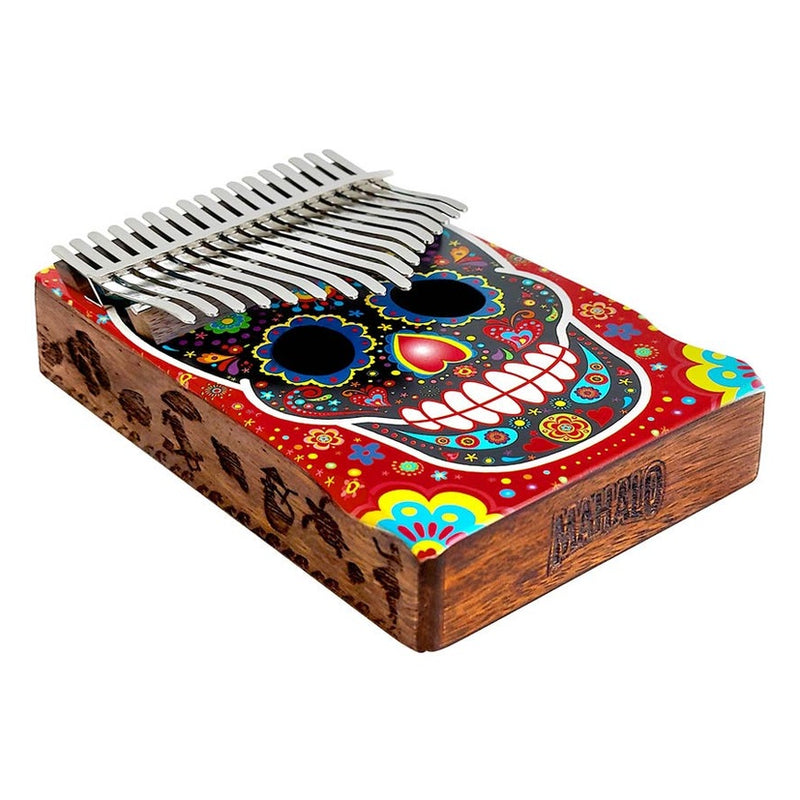 Mahalo MKA17SK kalimba 17 keys SKULL, with tuning hammer and bag