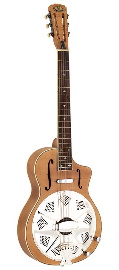 Royall BB14CSC/FL 14 fret resonator BANTAM BLAZER SC met tas
