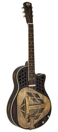 Royall CH12SC/BRS 12 fret resonator CHESS CUTAWAY 12 SC met tas