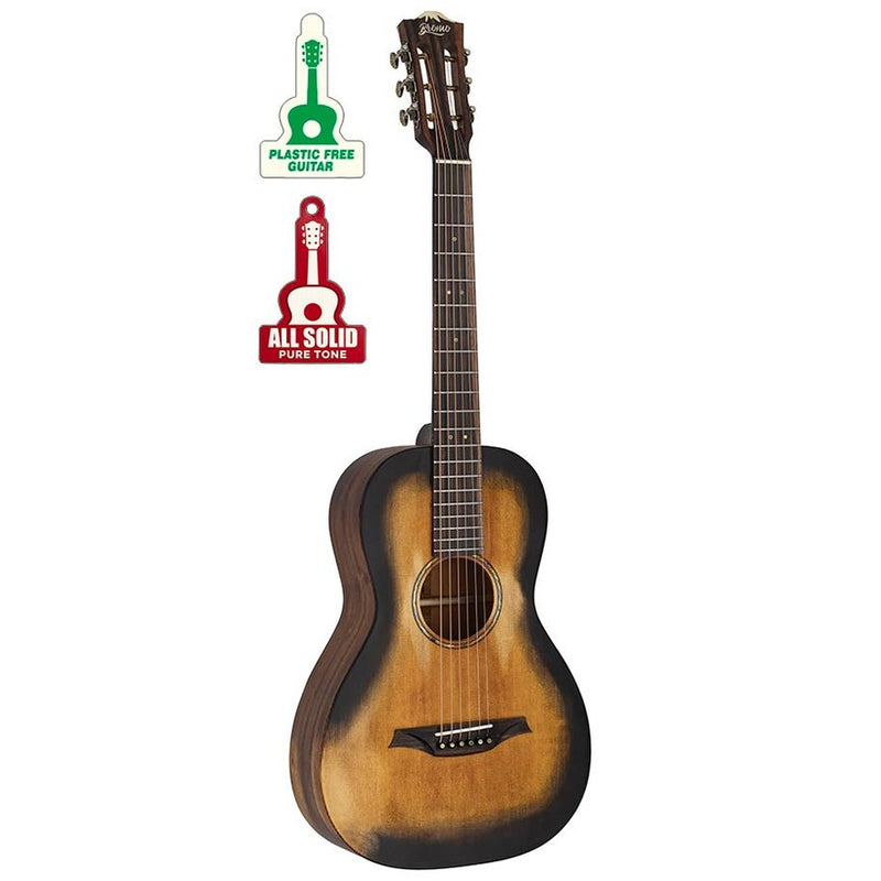 Bromo BAR6H/HS all solid short scale parlor guitar