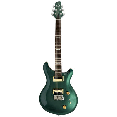 Sire Q7/MGR mahogany + maple top electric guitar metallic green