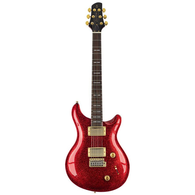 Sire Q7/RSP mahogany + maple top electric guitar red sparkle
